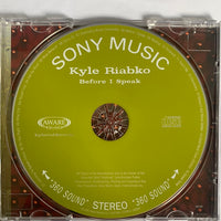 ซีดี Kyle Riabko - Before I Speak CD VG+