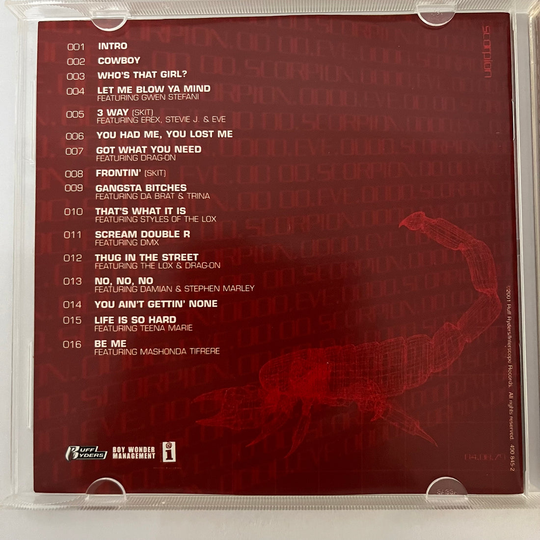 ซีดี Eve - Scorpion CD VG+