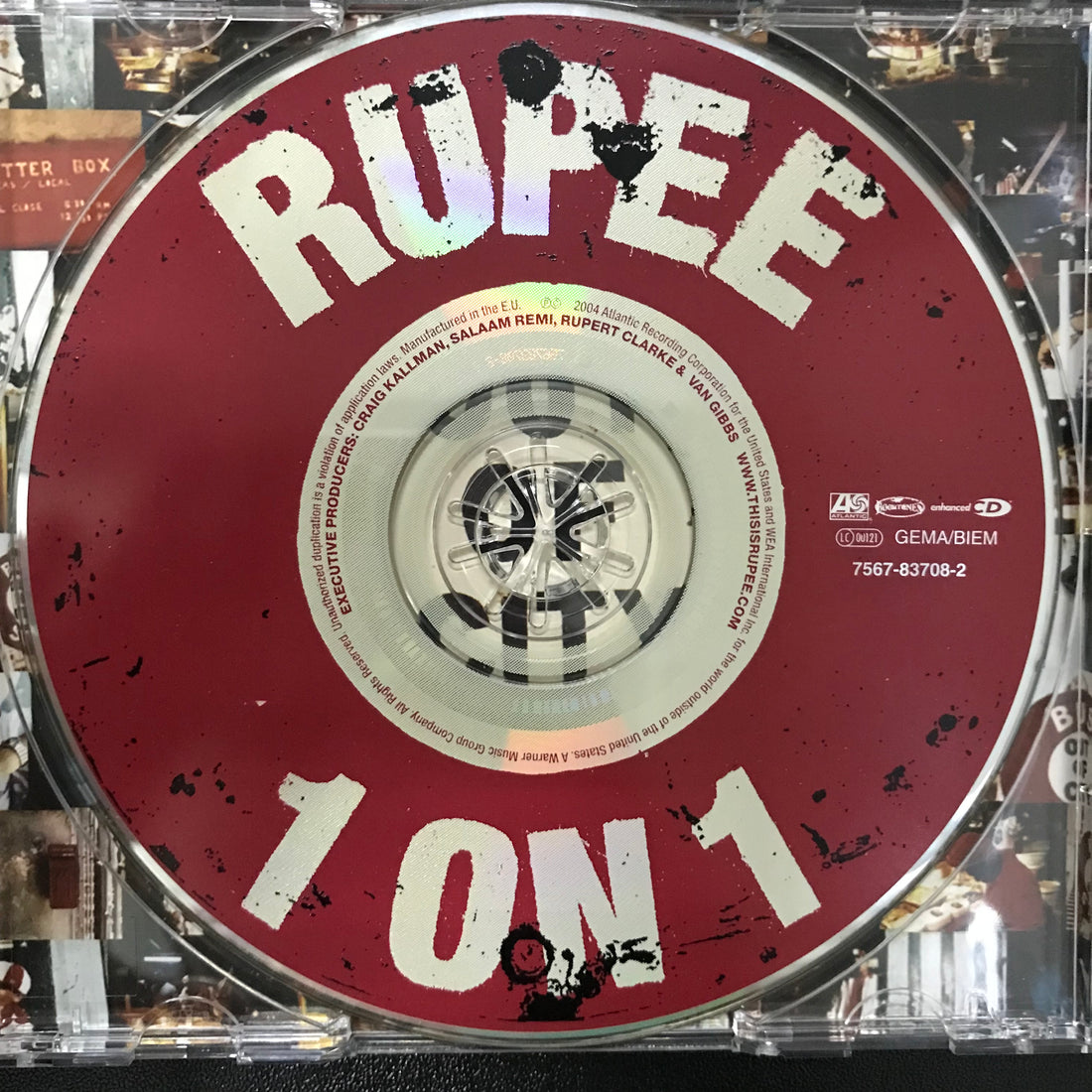 ซีดี Rupee - 1 On 1 CD VG+