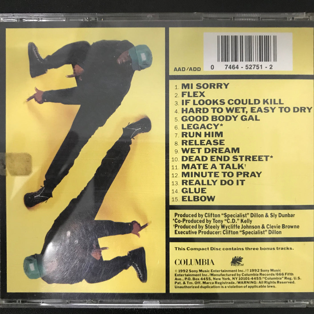 ซีดี Mad Cobra - Hard To Wet, Easy To Dry CD VG+