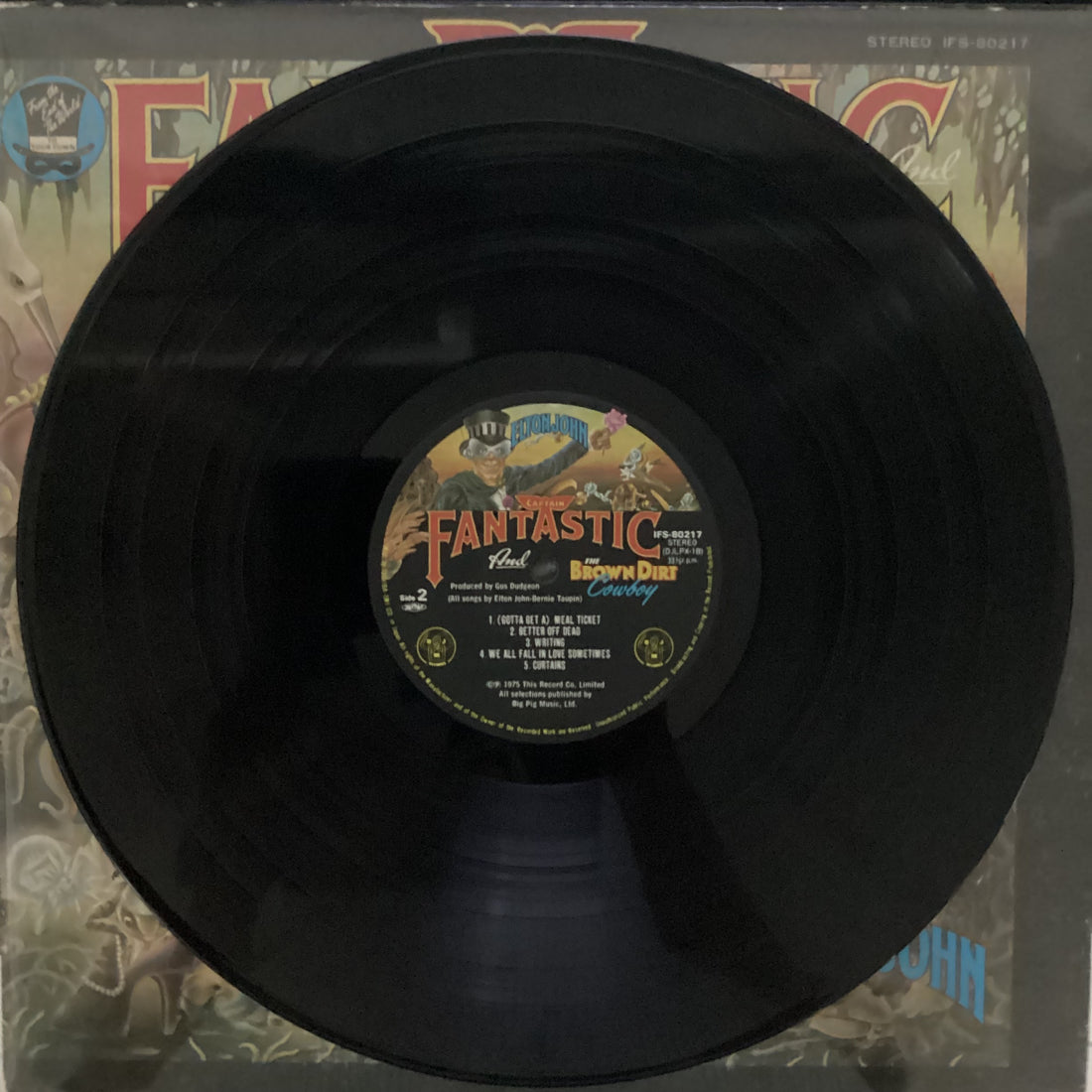 แผ่นเสียง Elton John - Captain Fantastic And The Brown Dirth Cowboy Vinyl VG+