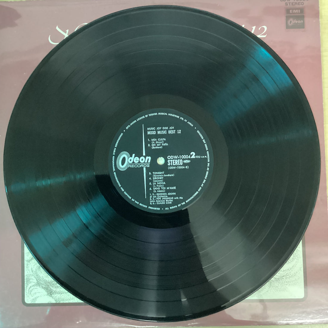 แผ่นเสียง Claude Ciari, Georges Jouvin, Pepe Jaramillo And His Latin-American Rhythm - Mood Music Best 12 Vinyl VG+