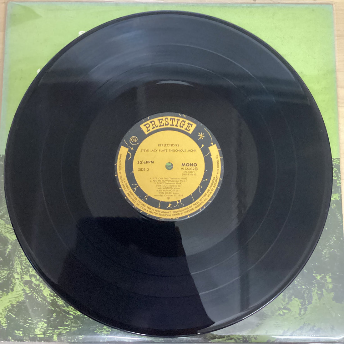 แผ่นเสียง Steve Lacy - Reflections Vinyl VG+