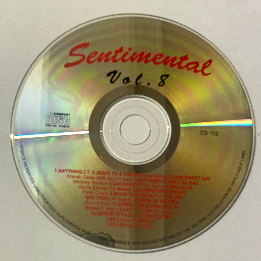 ซีดี Various - Sentimental Vol.8 (CD) (VG+)