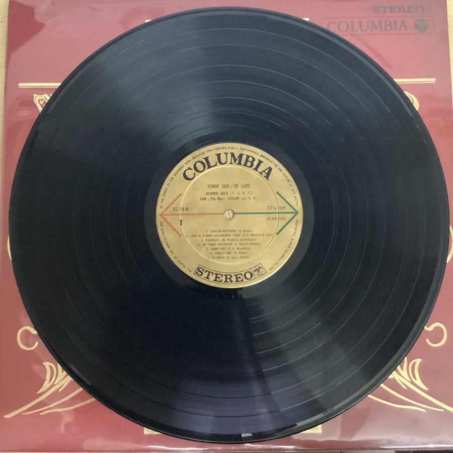 แผ่นเสียง Georgie Auld, Sam Taylor - Tenor Sax / De Luxe Vinyl VG+