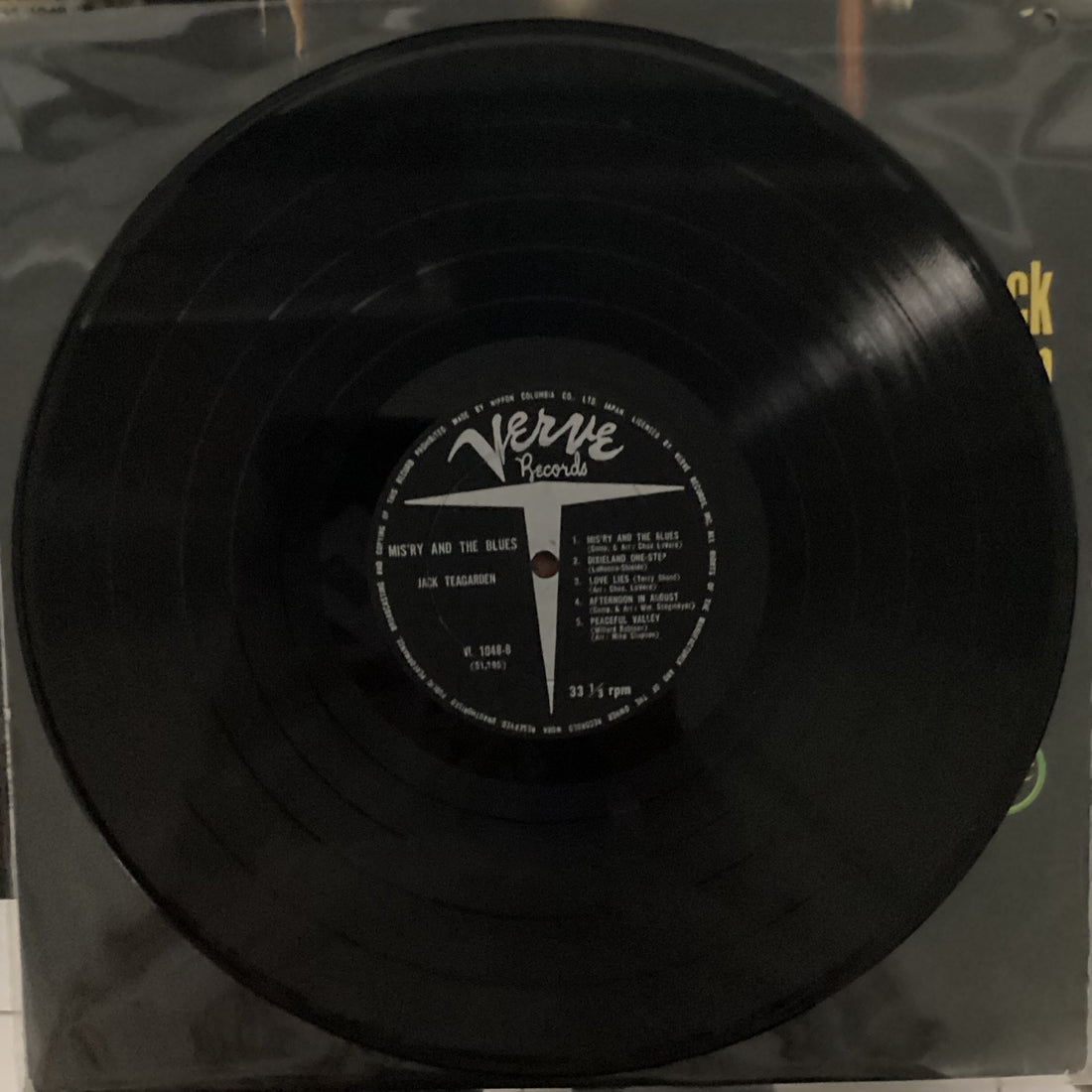 Jack Teagarden - Mis'ry And The Blues Vinyl VG+