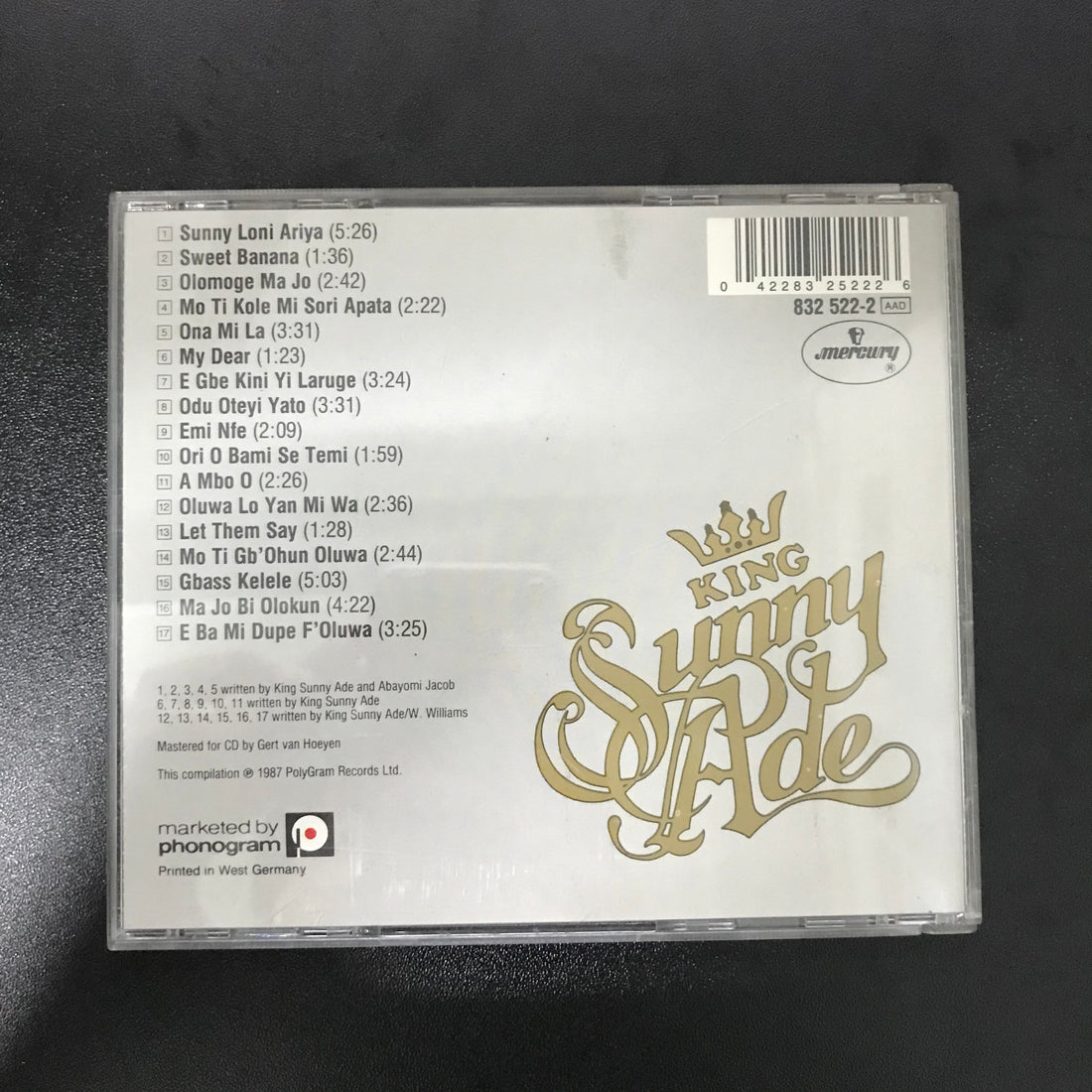 ซีดี King Sunny Ade - The Return Of The Juju King CD VG+
