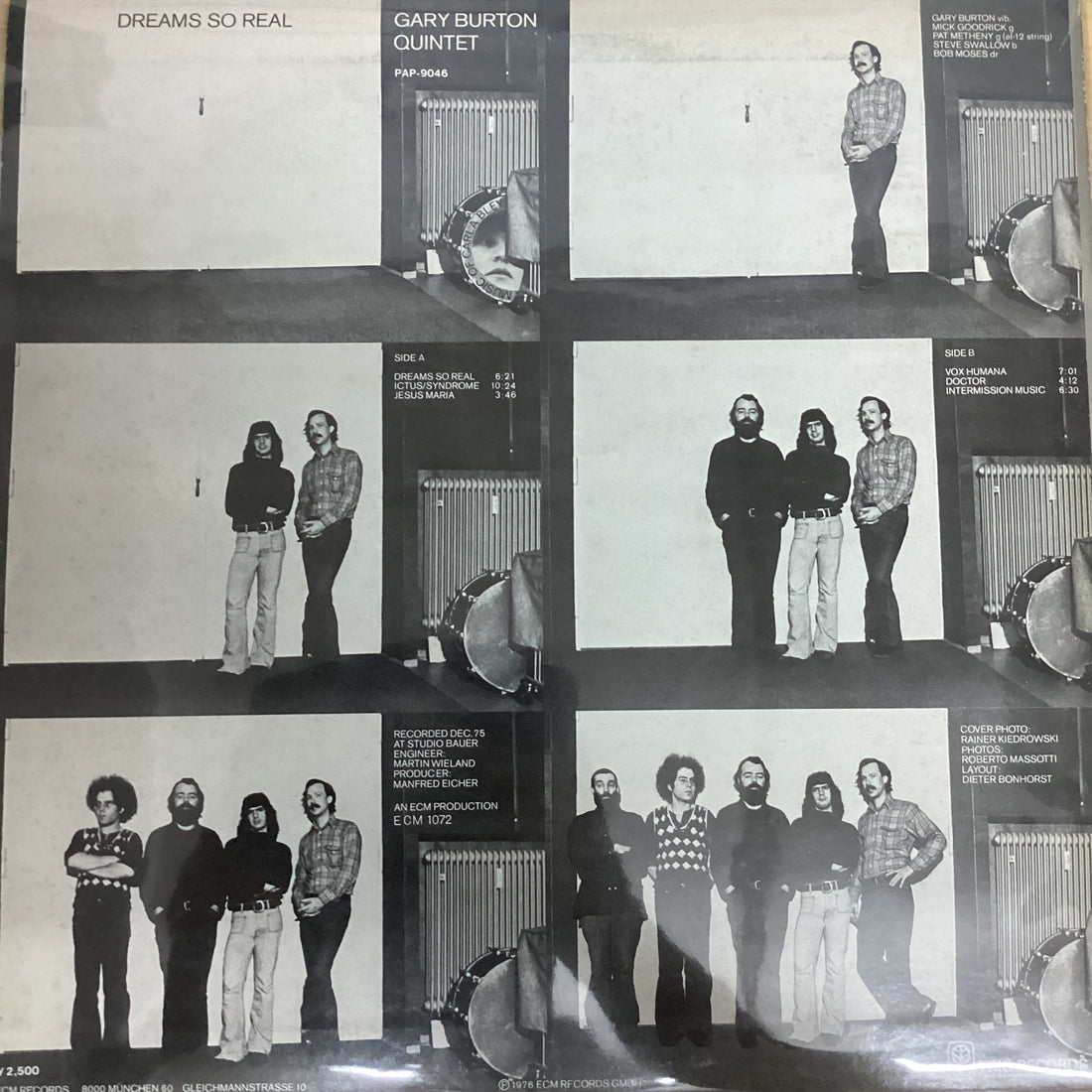 แผ่นเสียง Gary Burton Quintet - Dreams So Real - Music Of Carla Bley Vinyl VG+