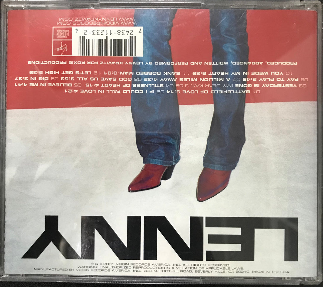 ซีดี Lenny Kravitz - Lenny CD VG+