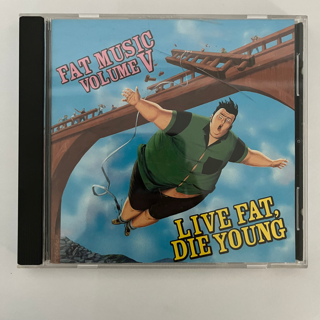ซีดี Various - Fat Music Volume V: Live Fat, Die Young CD VG+