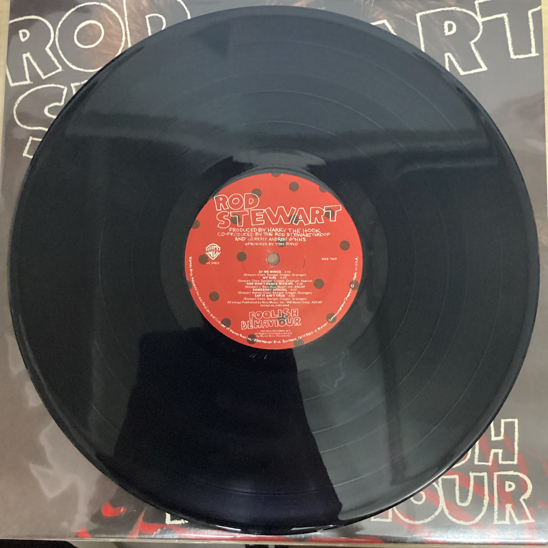 แผ่นเสียง Rod Stewart - Foolish Behaviour Vinyl VG