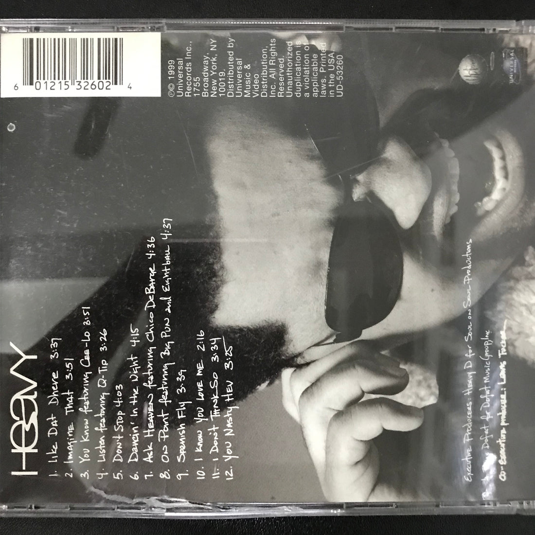 ซีดี Heavy D - Heavy CD VG+