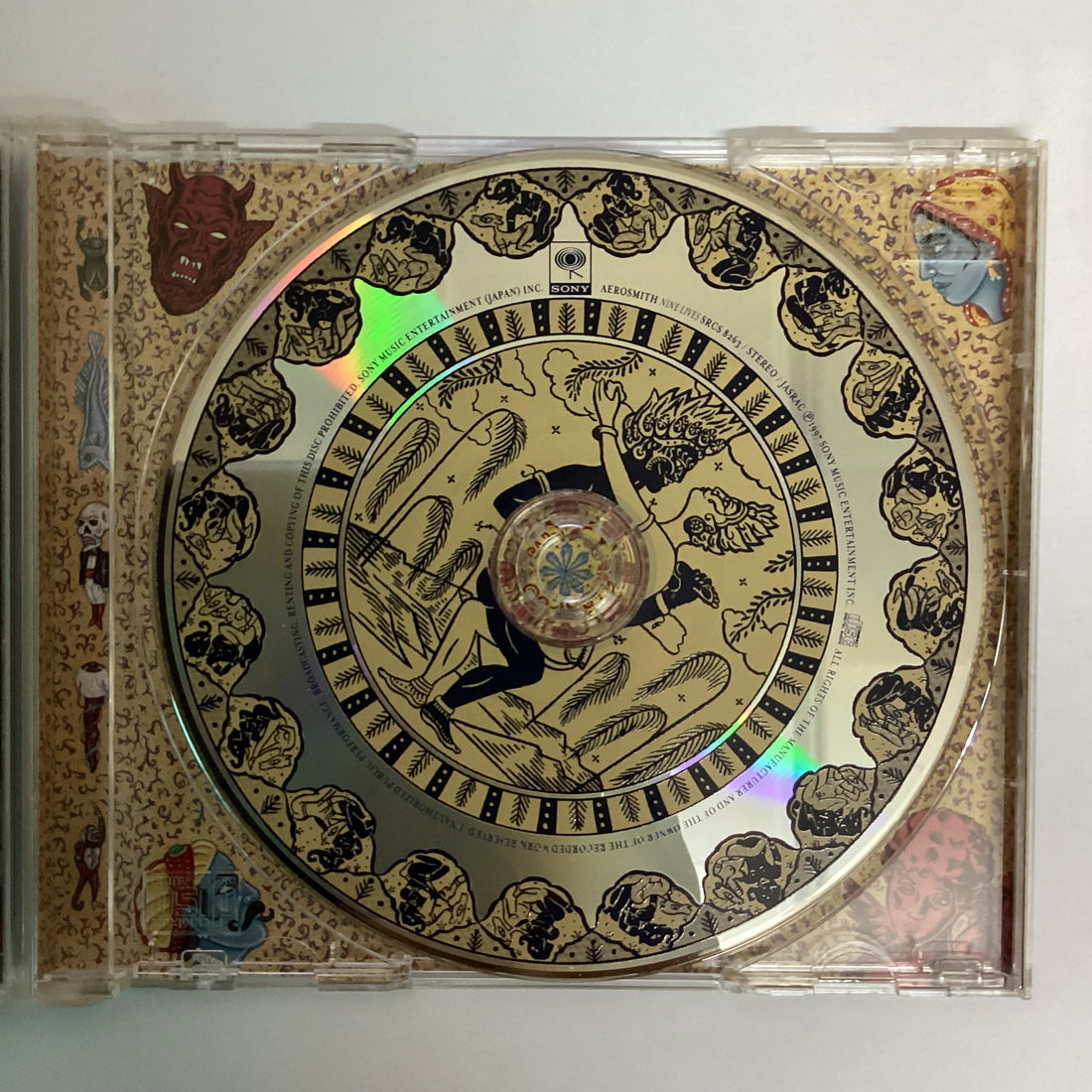 ซีดี Aerosmith = Aerosmith - Nine Lives = ナイン・ライヴズ CD VG+