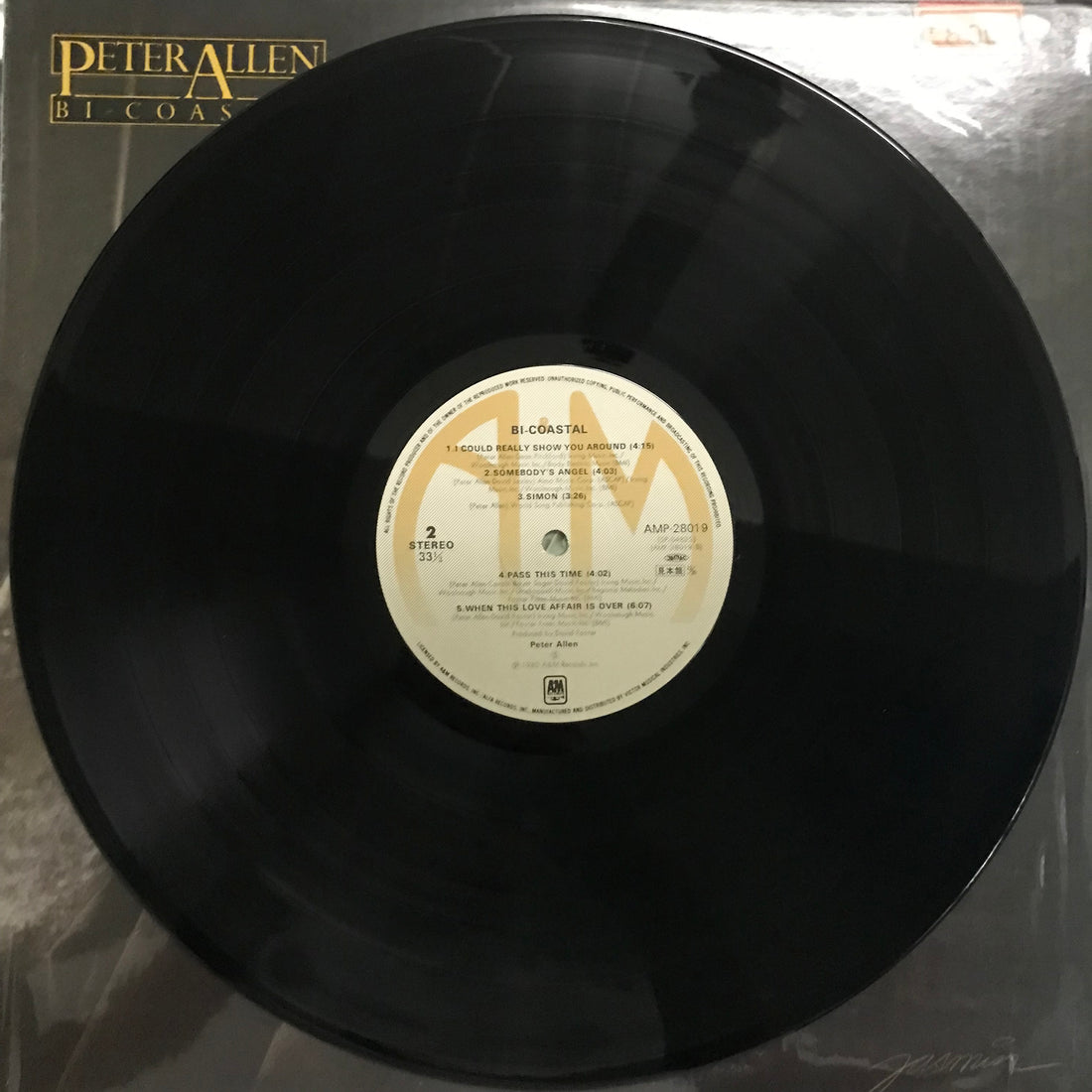แผ่นเสียง Peter Allen - Bi-Coastal Vinyl VG+