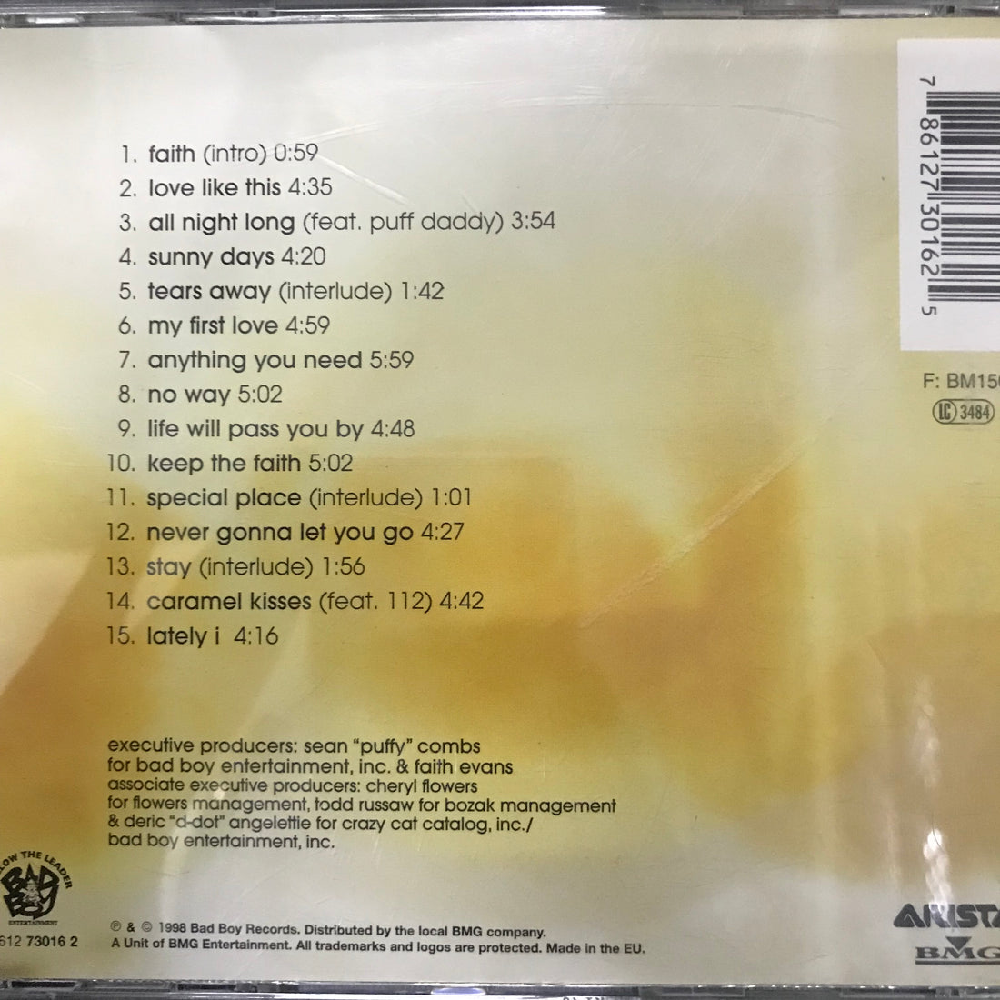 ซีดี Faith Evans - Keep The Faith CD VG+