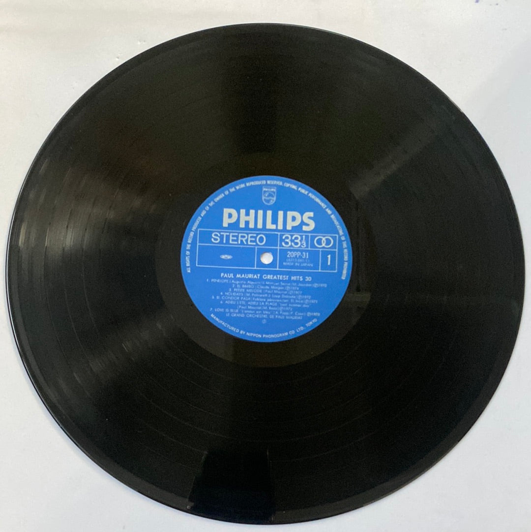 แผ่นเสียง Paul Mauriat - Paul Mauriat Greatest Hits 30 (Vinyl) (VG+)