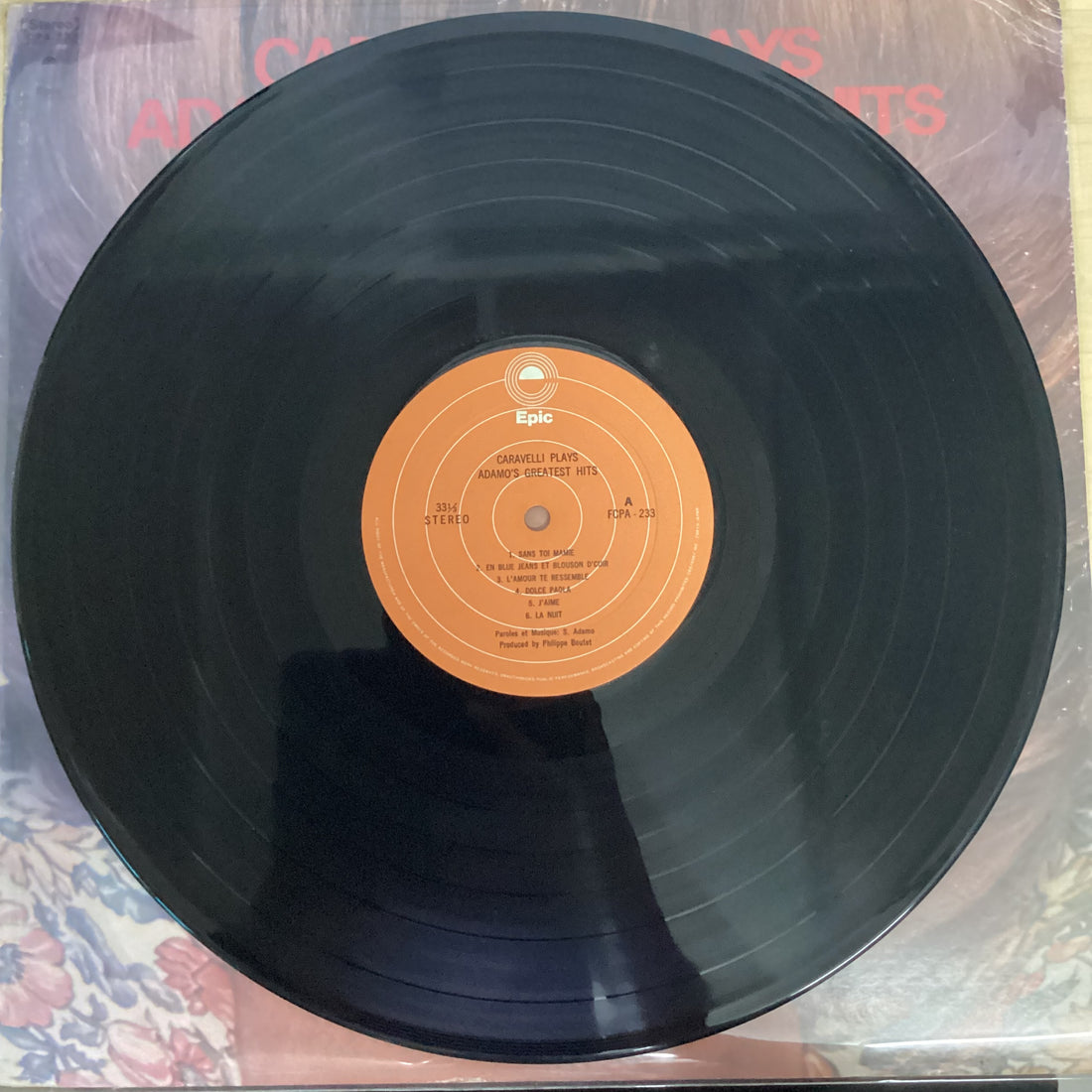 แผ่นเสียง Caravelli - Plays Adamo's Greatest Hits Vinyl VG+