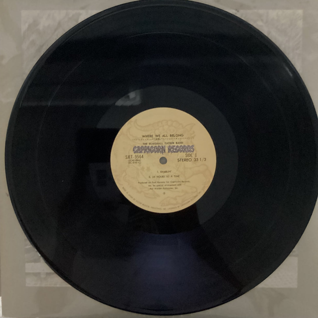 แผ่นเสียง The Marshall Tucker Band - Where We All Belong Vinyl VG+ 2LPs