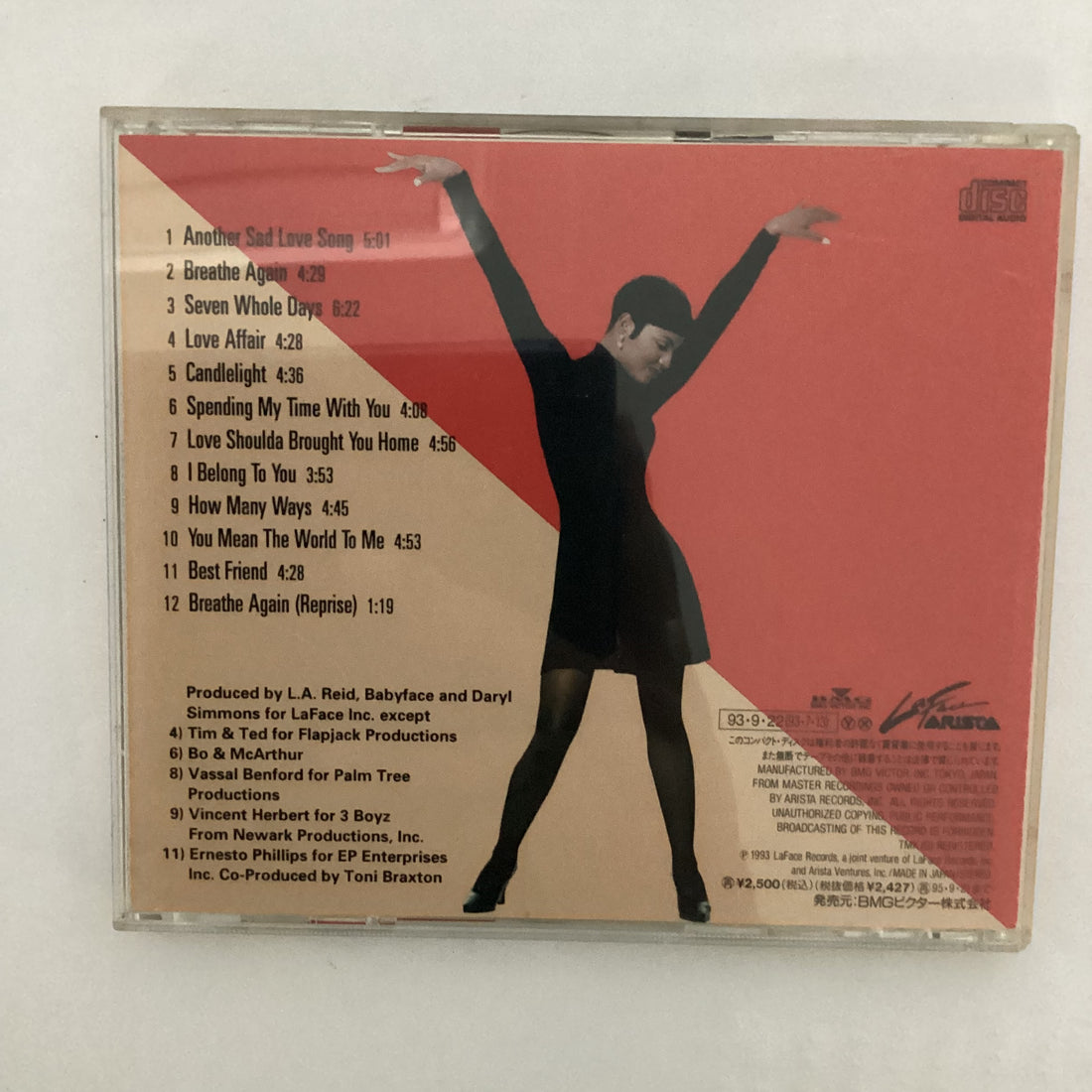 ซีดี Toni Braxton - Toni Braxton CD VG+