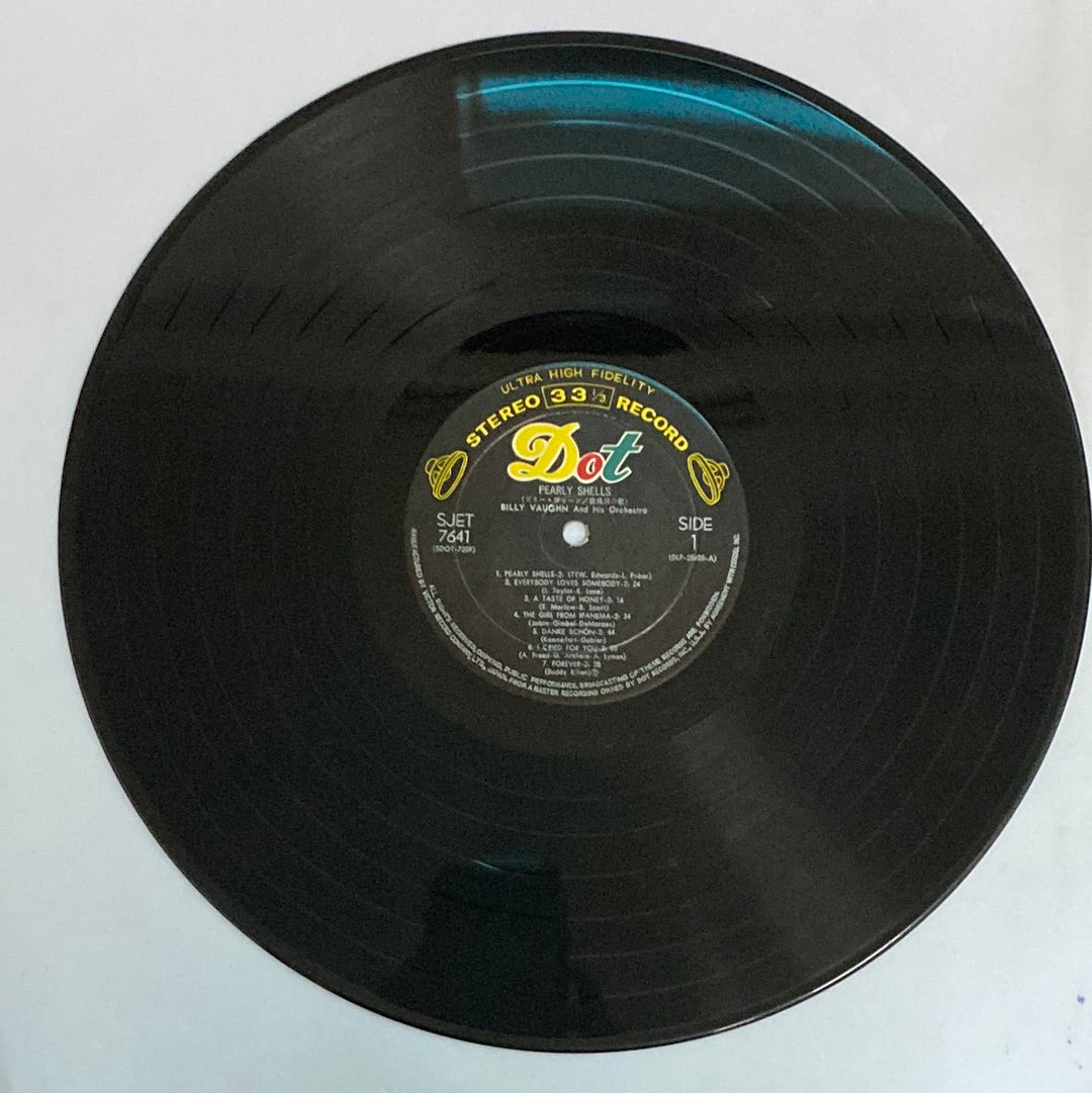 แผ่นเสียง Billy Vaughn - Pearly Shells (Vinyl) (VG+)