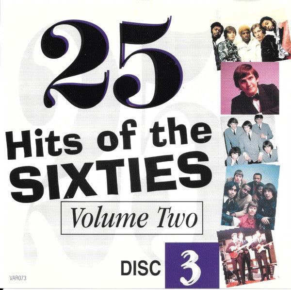 Various - 25 Hits Of The Sixties Volume Two Disc 3 CD VG+