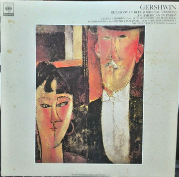 George Gershwin - George Gershwin, The Columbia Jazz Band, New York Philharmonic, Michael Tilson Thomas : Rhapsody In Blue (Original Version) / An American In Paris (LP)