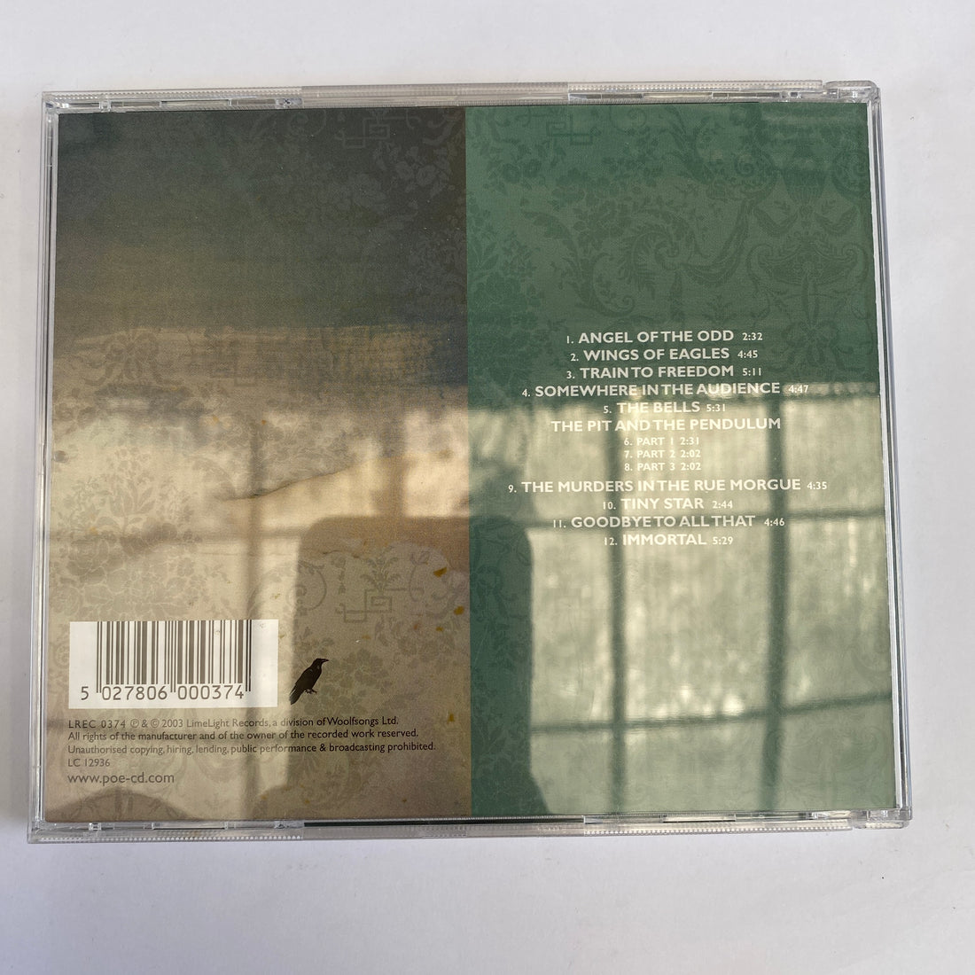 ซีดี Eric Woolfson - Poe - More Tales Of Mystery And Imagination CD VG+