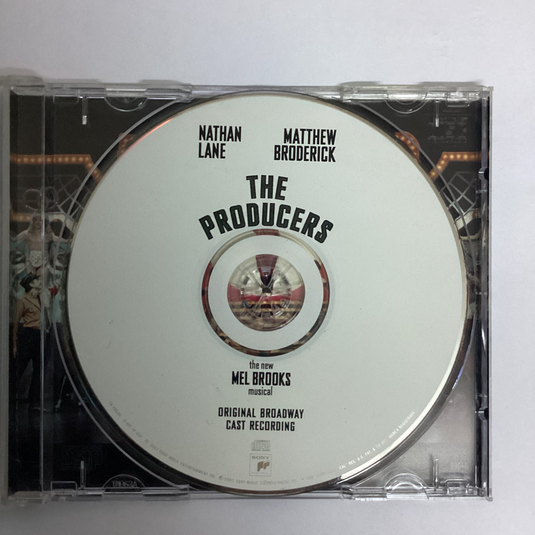 ซีดี "The Producers" Original Broadway Cast - The Producers - The New Mel Brooks Musical Original Broadway Cast Recording CD VG