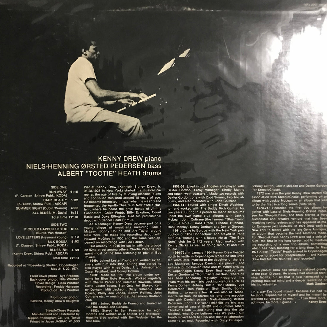 แผ่นเสียง The Kenny Drew Trio - Dark Beauty Vinyl VG+