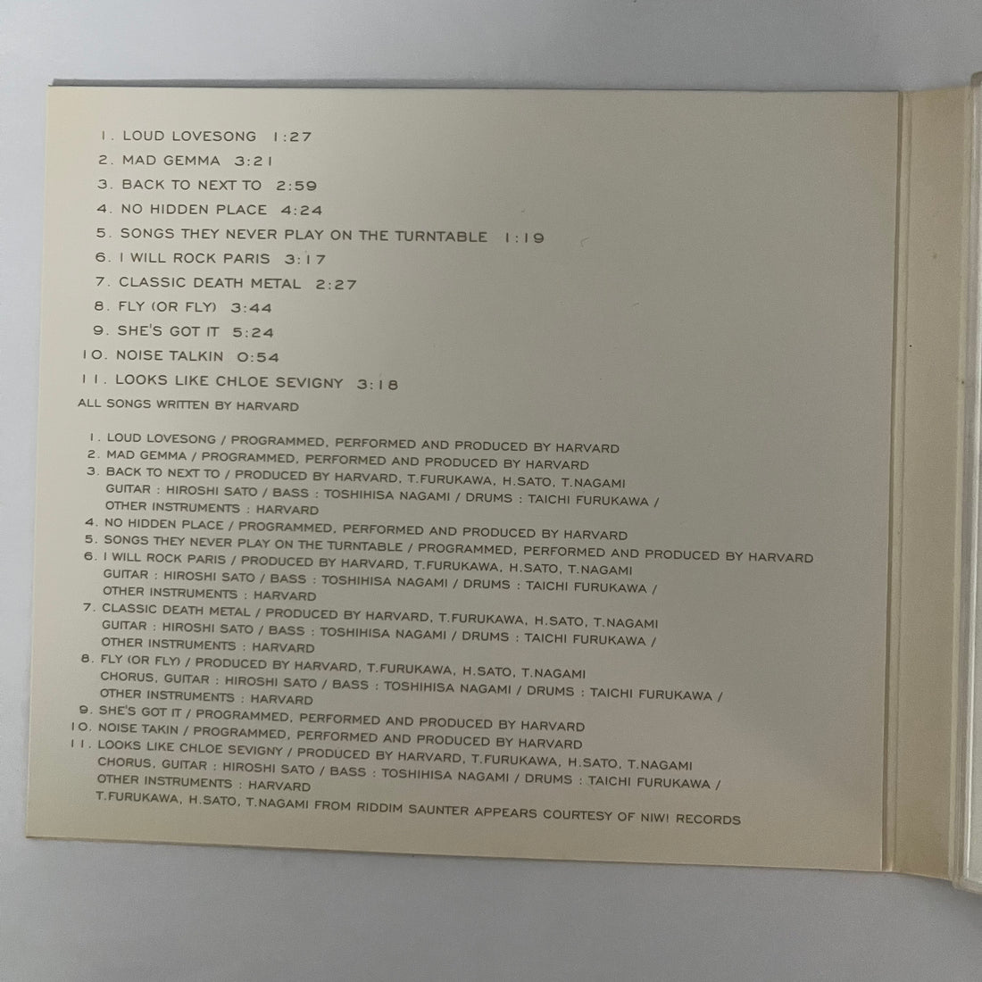 ซีดี Harvard - Talkin And Loud CD VG