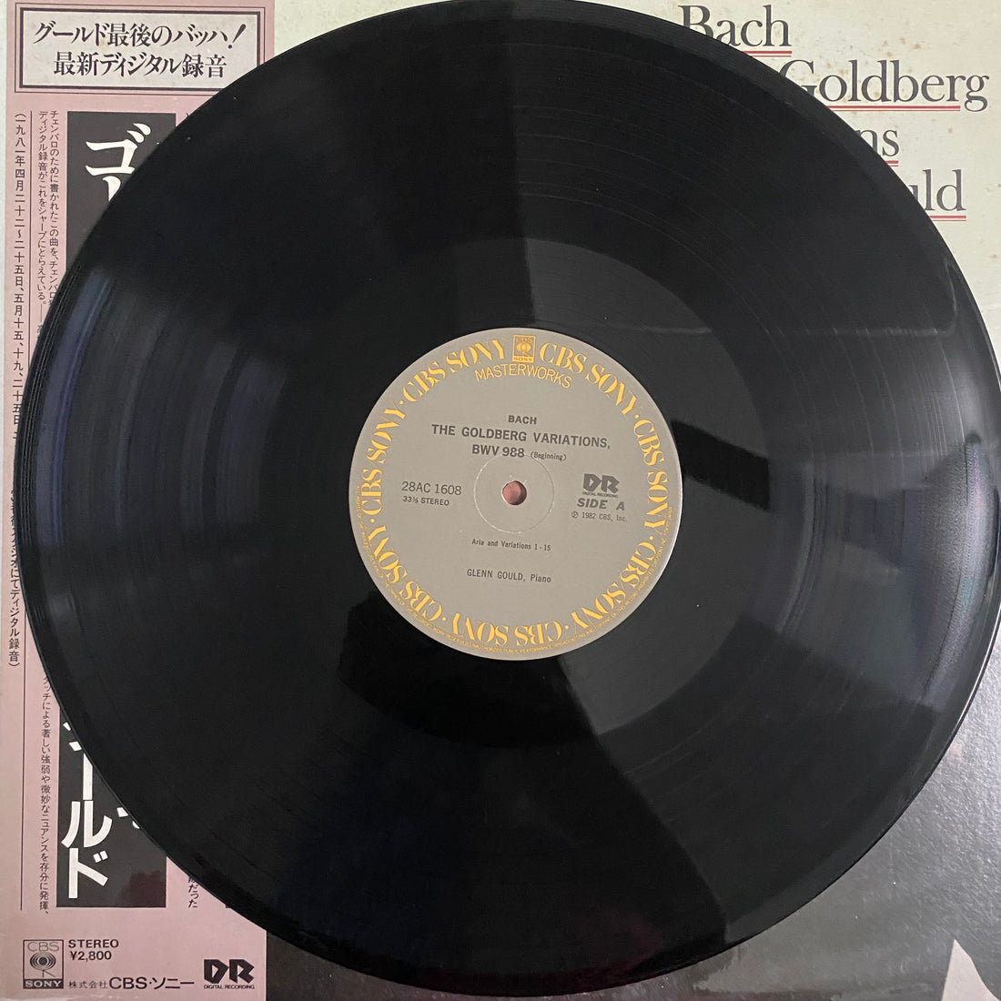 แผ่นเสียง Johann Sebastian Bach / Glenn Gould - The Goldberg Variations Vinyl VG+