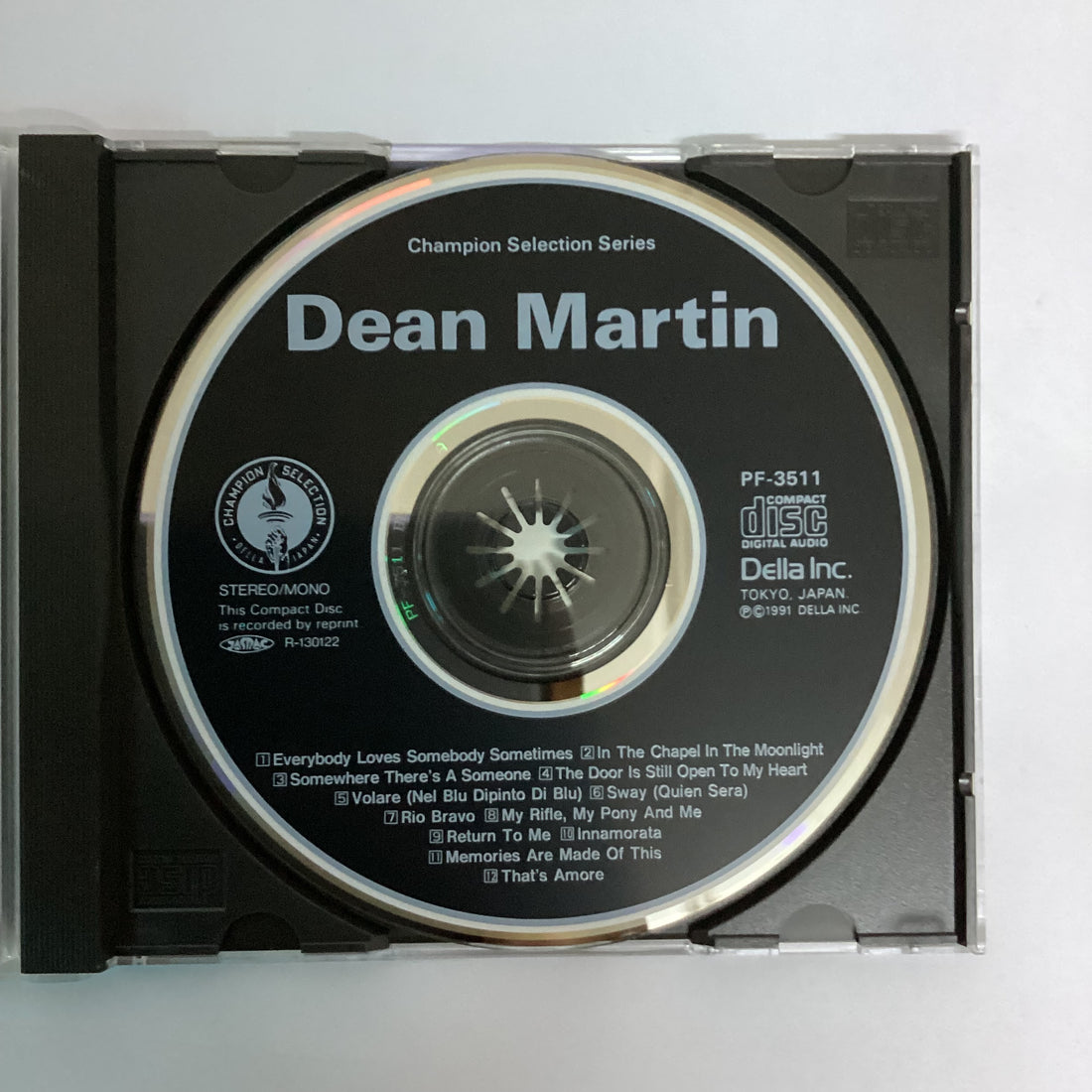 ซีดี Dean Martin - Champion Selection Series CD VG+