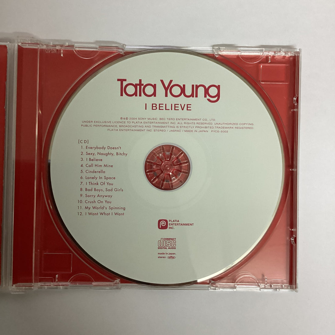 ซีดี Tata Young - I Believe CD VG+