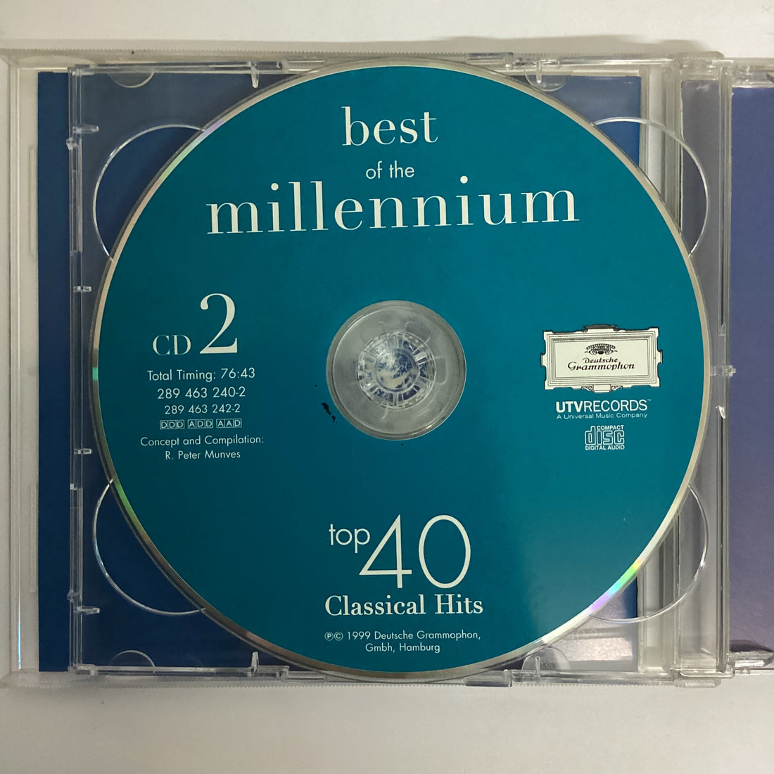 ซีดี Various - Best Of The Millennium: Top 40 Classical Hits CD VG 2CDs