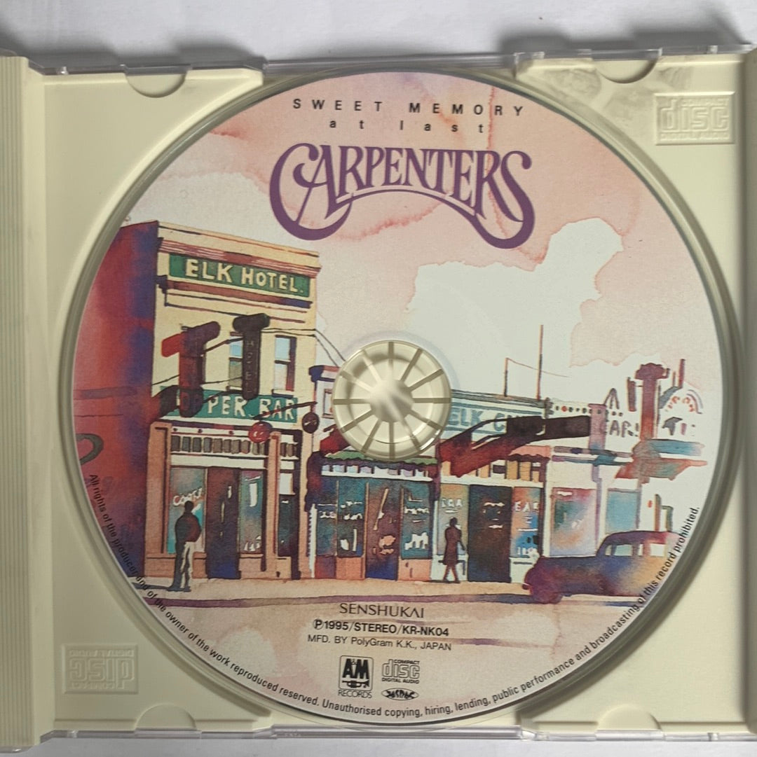 ซีดี Carpenters - Sweet Memory - At Last CD VG+