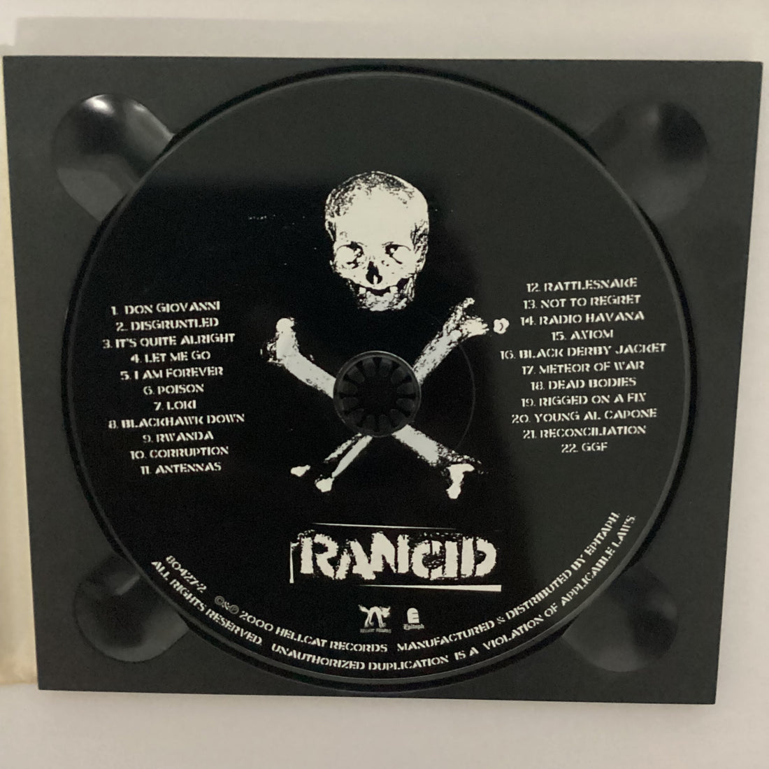 ซีดี Rancid - Rancid CD VG+