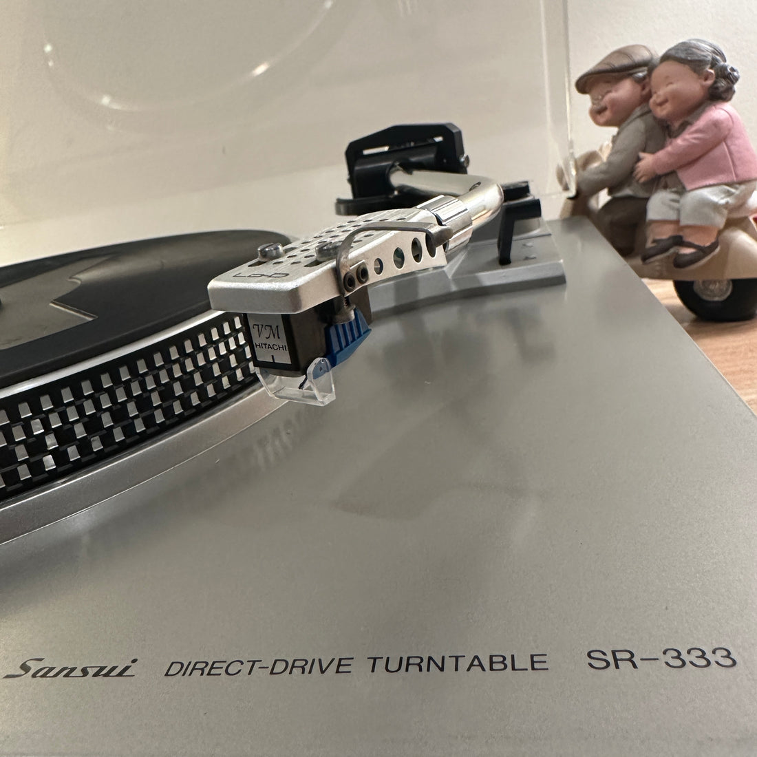 เครื่องเล่นแผ่นเสียง Sansui SR-333 Manual Direct Drive Turntable (220V)