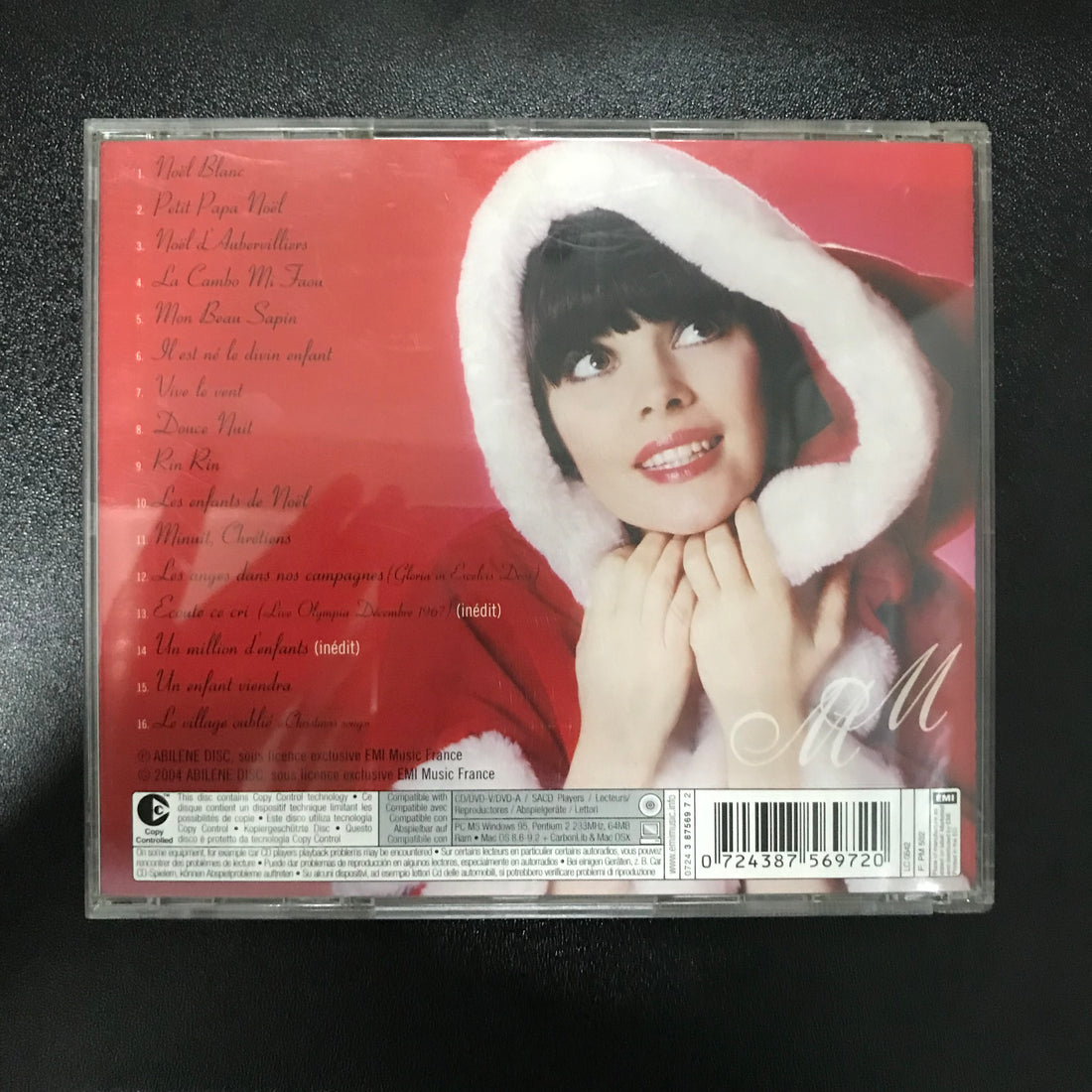 ซีดี Mireille Mathieu - Mireille Mathieu Chante Noël CD VG+