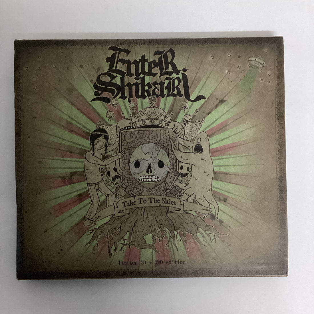 ซีดี Enter Shikari - Take To The Skies CD VG+ 1CD 1DVD