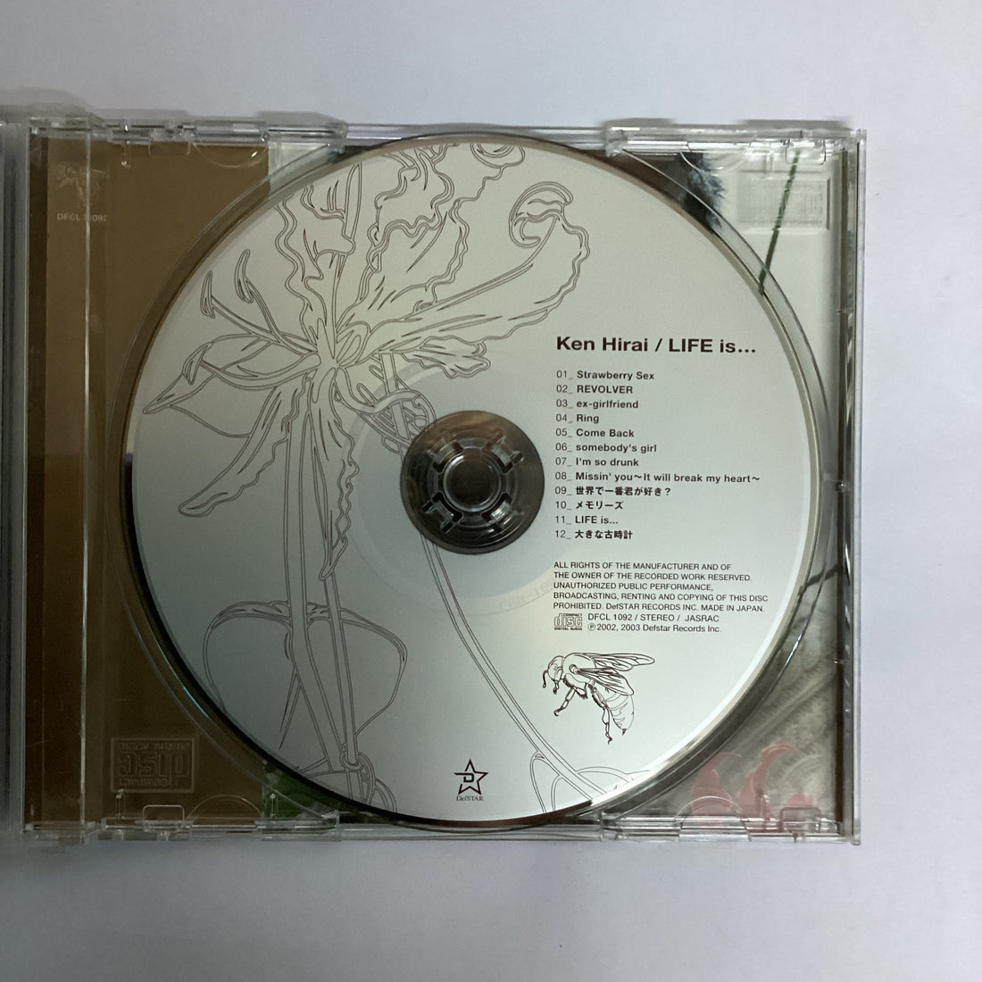 ซีดี Ken Hirai - Life Is... CD VG+
