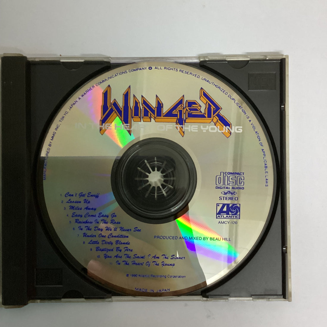 ซีดี Winger - In The Heart Of The Young CD VG+