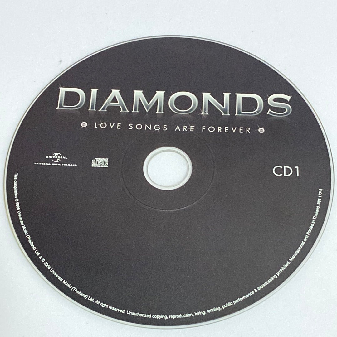 ซีดี Various - Diamonds Love Songs Are Forever (CD) (VG+) (2CDs)