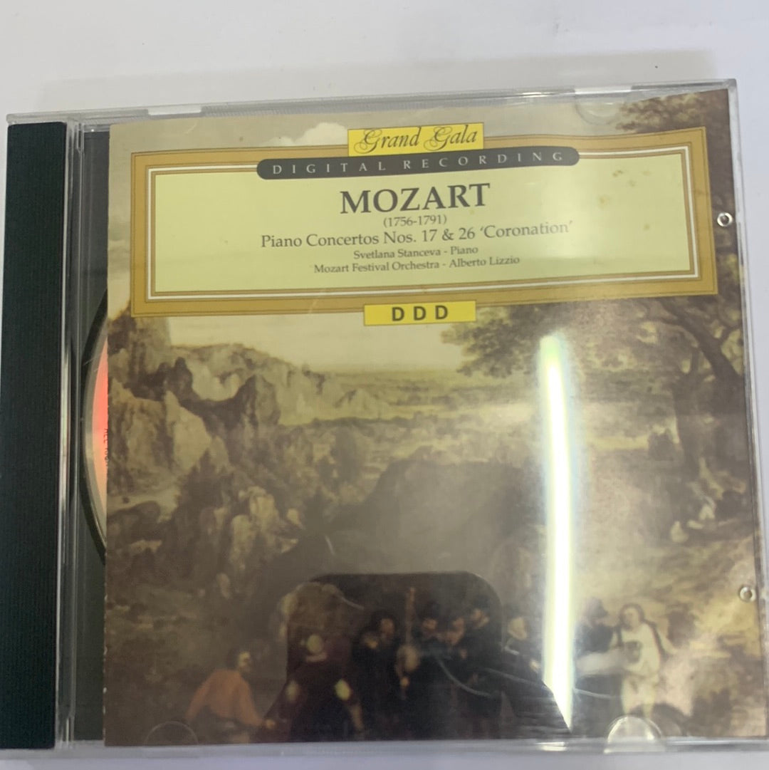 ซีดี Wolfgang Amadeus Mozart - Géza Anda, Camerata Academica Salzburg - Piano Concertos Nos 17 & 26 "Coronation" (CD) (VG+)