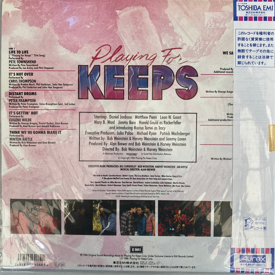 แผ่นเสียง Various - Playing For Keeps Original Motion Picture Soundtrack Vinyl VG+