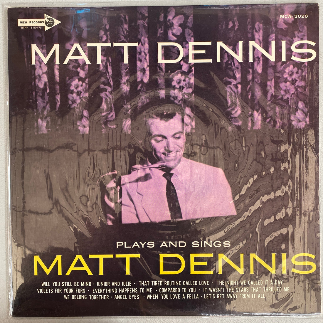 แผ่นเสียง Matt Dennis - Plays And Sings Matt Dennis Vinyl VG+