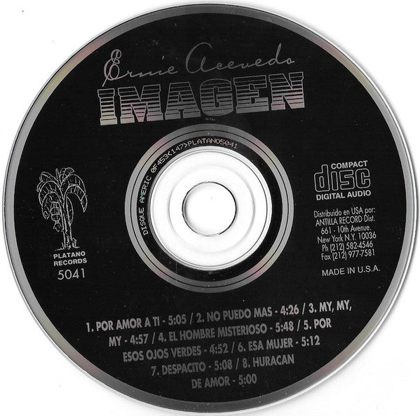 ซีดี Ernie Acevedo - Imagen CD VG