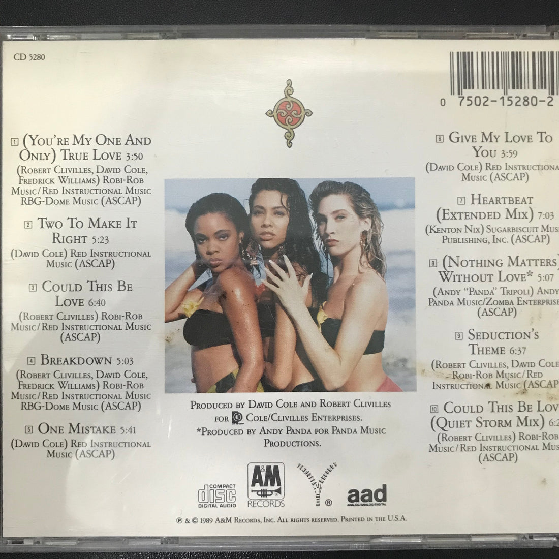 ซีดี Seduction - Nothing Matters Without Love CD VG+