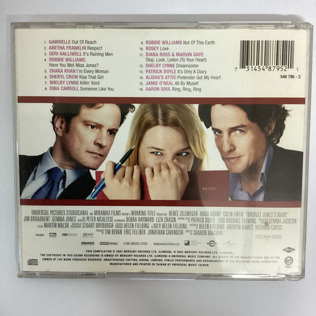 ซีดี Various - Bridget Jones's Diary Music From The Motion Picture CD VG+