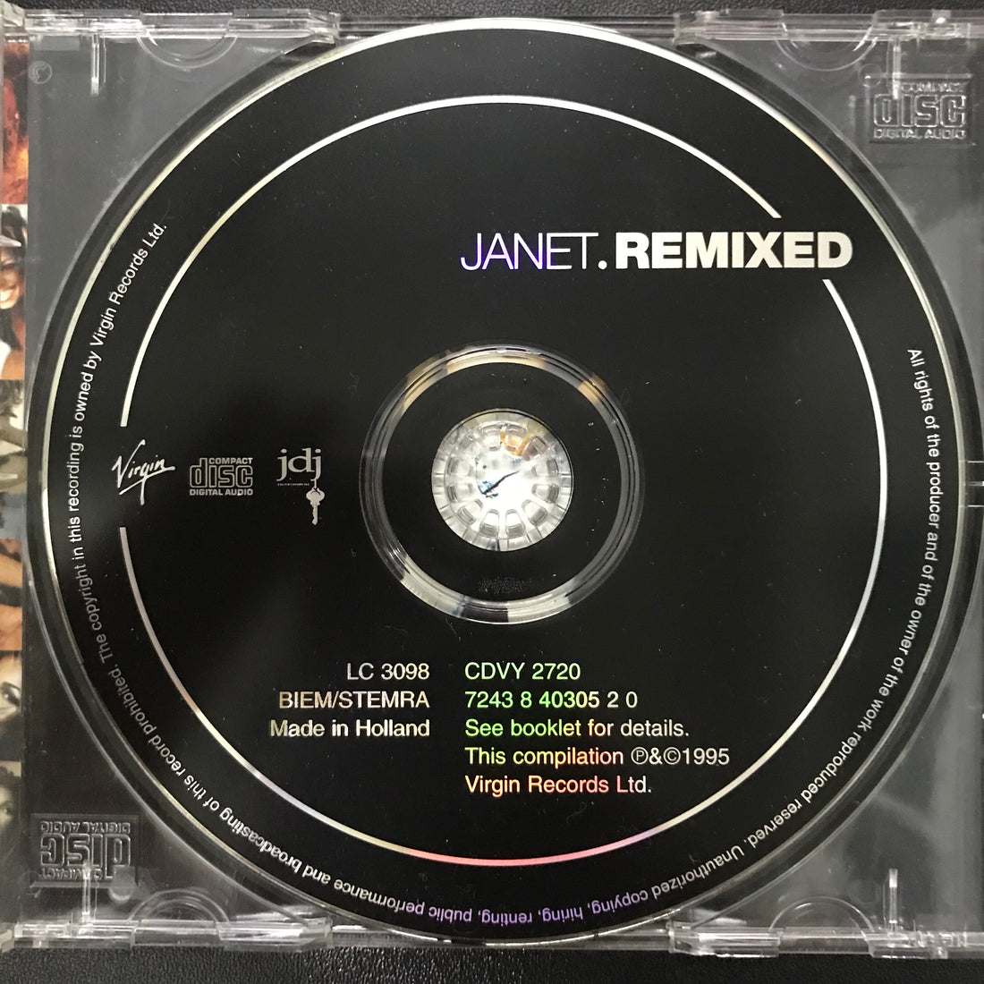 ซีดี Janet Jackson - Janet.Remixed CD VG+