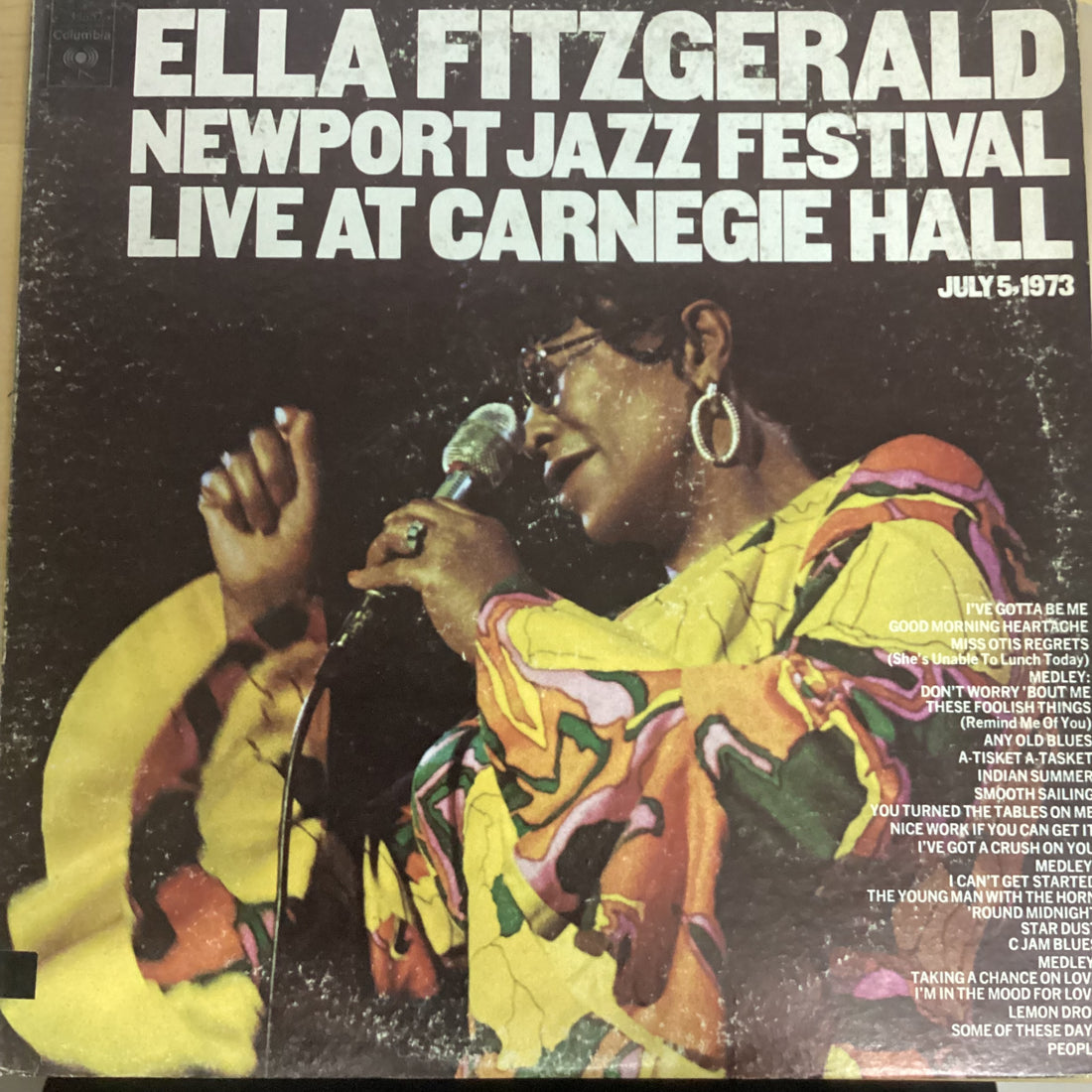 แผ่นเสียง Ella Fitzgerald - Newport Jazz Festival Live At Carnegie Hall, July 5, 1973 Vinyl VG+